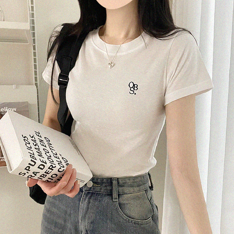 ロゴベーシック半袖Tシャツ(5color) WHITE
