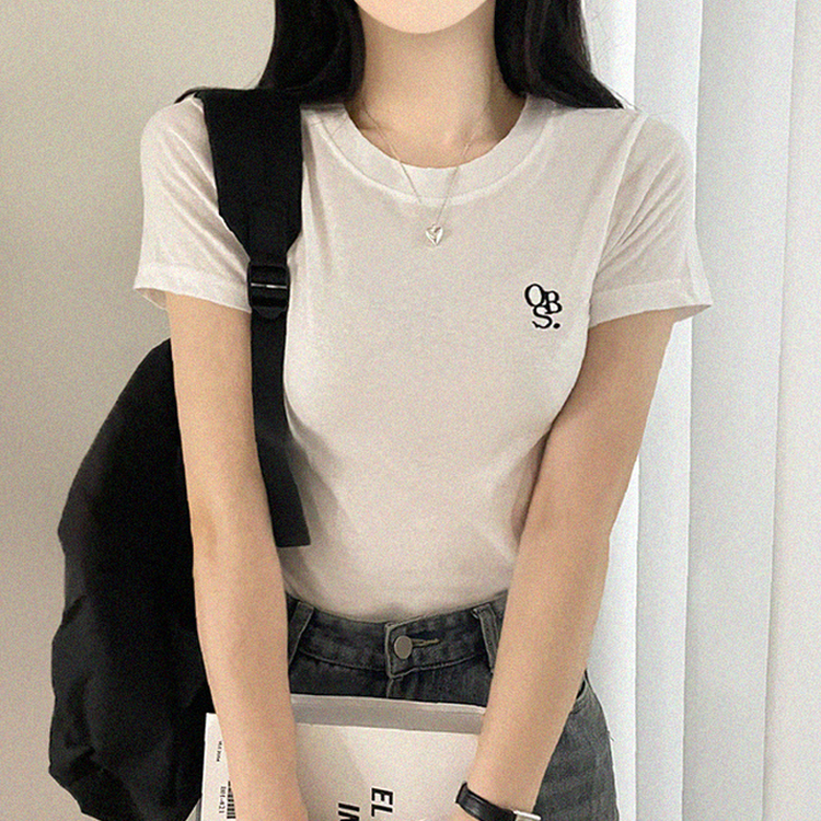 ロゴベーシック半袖Tシャツ(5color) WHITE