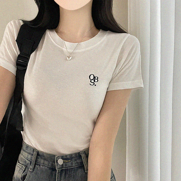 ロゴベーシック半袖Tシャツ(5color) WHITE
