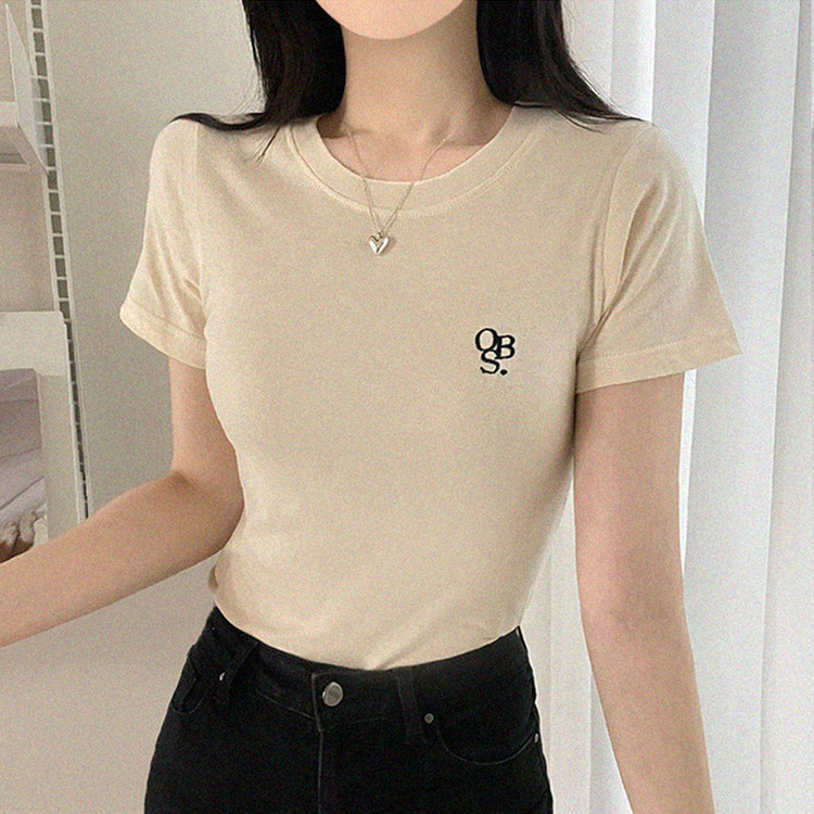 ロゴベーシック半袖Tシャツ(5color) BEIGE