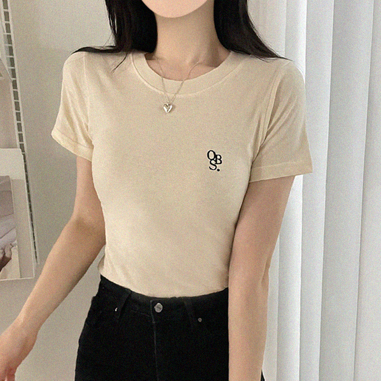 ロゴベーシック半袖Tシャツ(5color) BEIGE