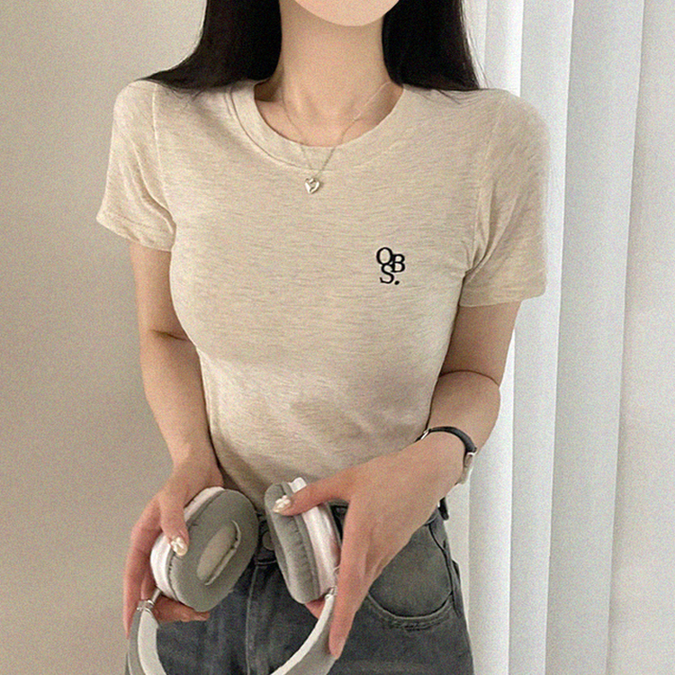 ロゴベーシック半袖Tシャツ(5color) OATMEAL