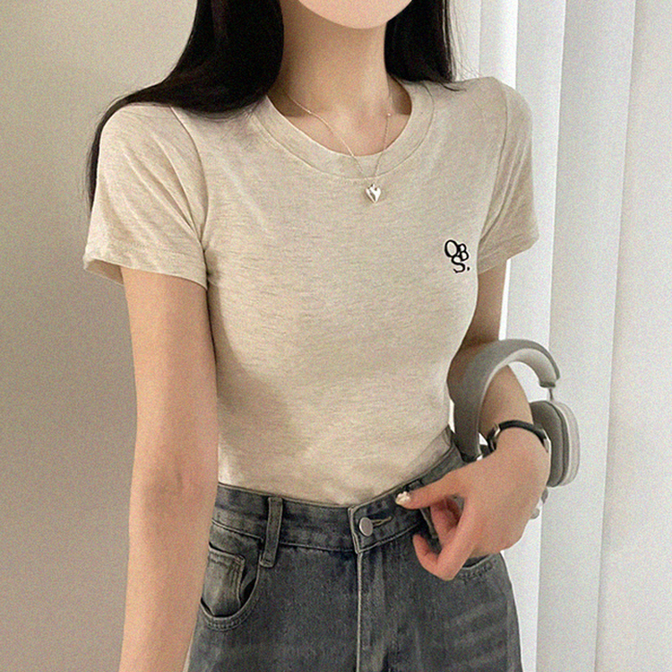 ロゴベーシック半袖Tシャツ(5color) OATMEAL