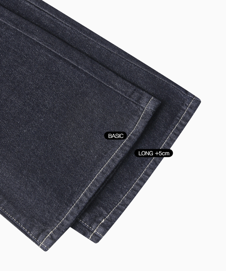 【丈別】ステッチデニムパンツ