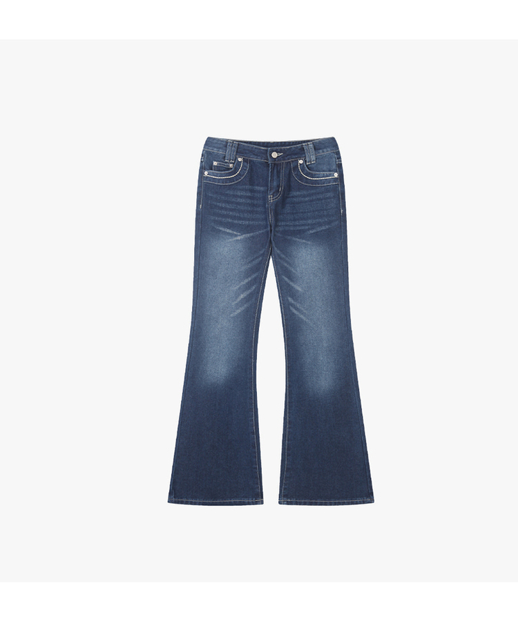 【丈別】ステッチデニムパンツ