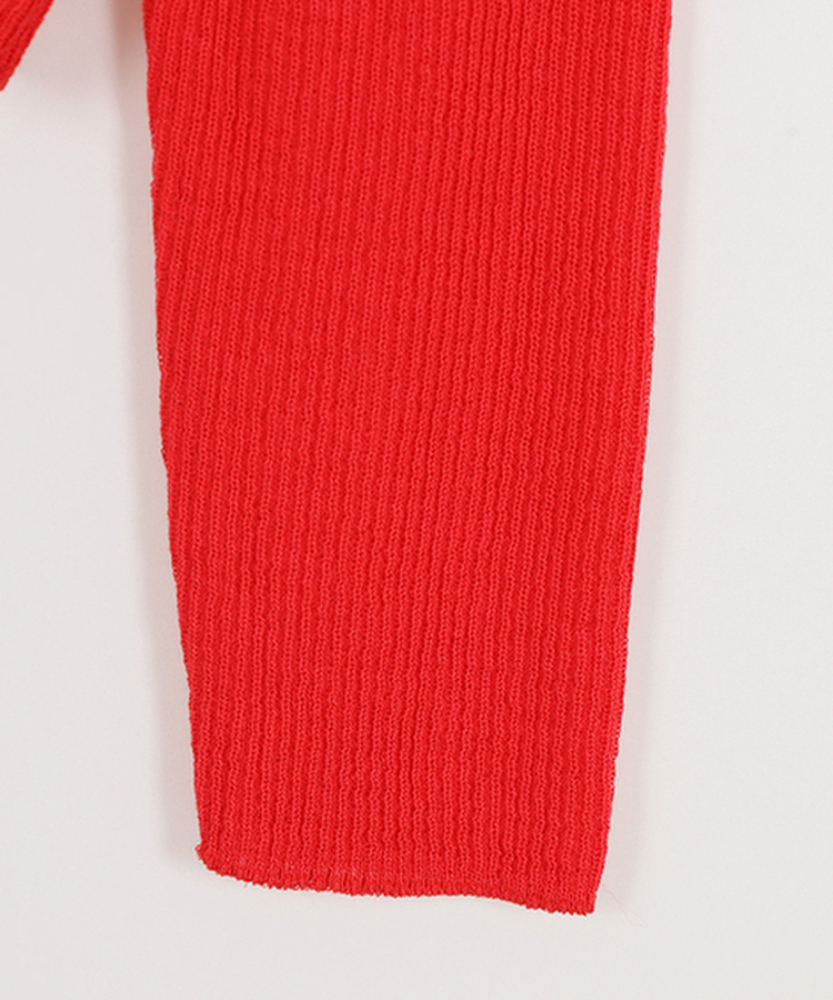 リブラウンドカーディガン(5color)