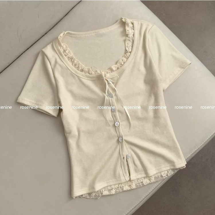 レイヤードレーストップス(5color)