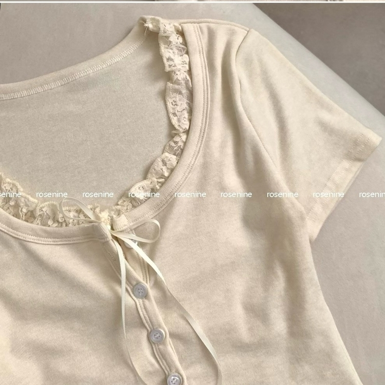 レイヤードレーストップス(5color)