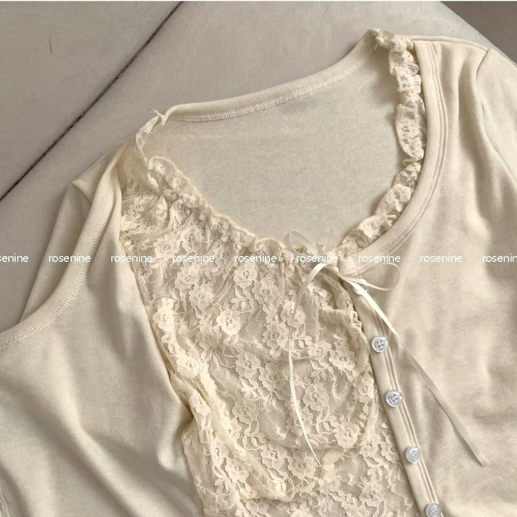 レイヤードレーストップス(5color)