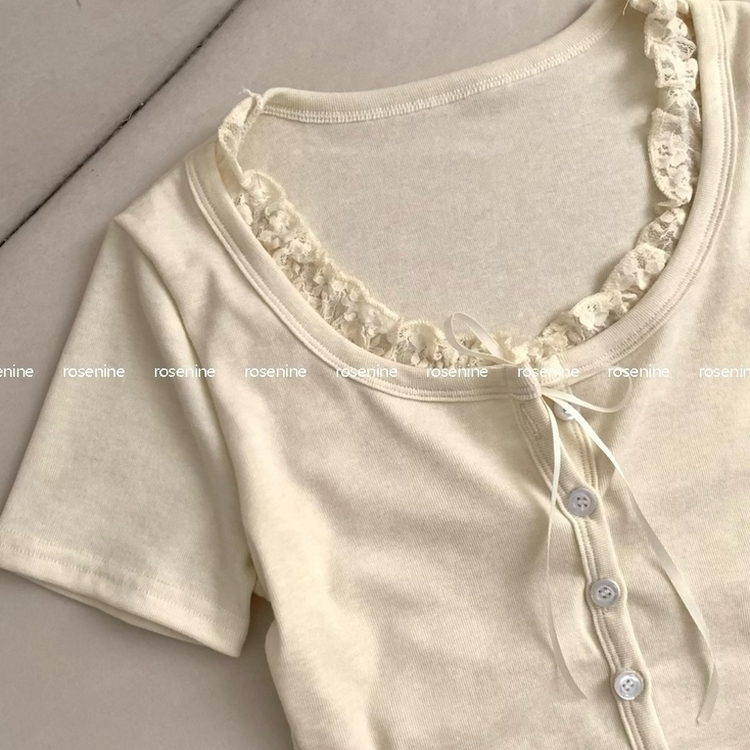 レイヤードレーストップス(5color)