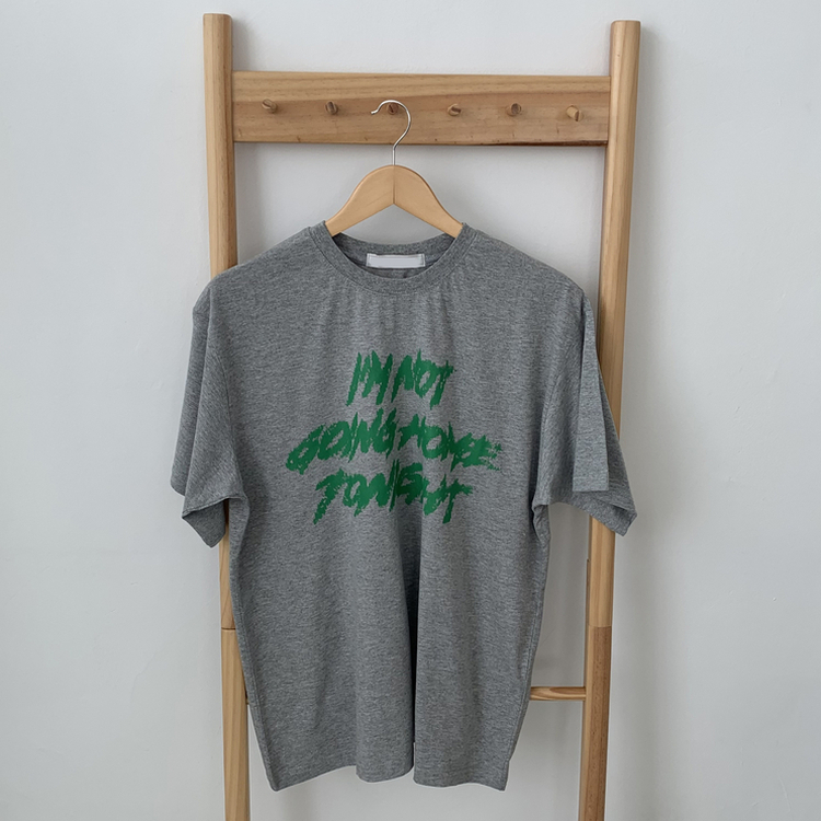 プリントカジュアル半袖Tシャツ(6color)