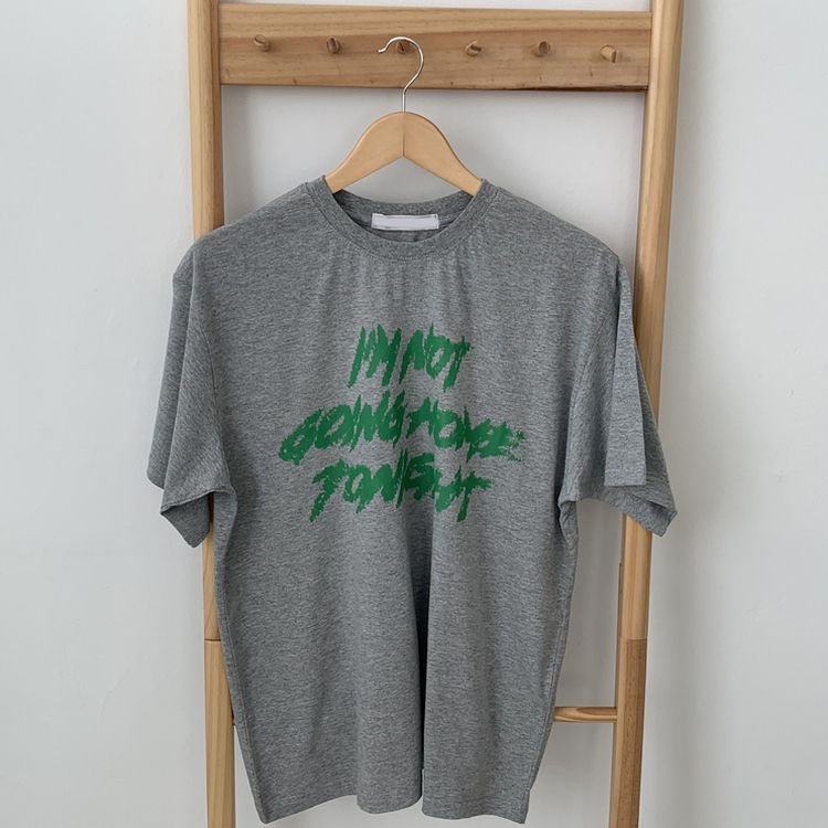 プリントカジュアル半袖Tシャツ(6color)