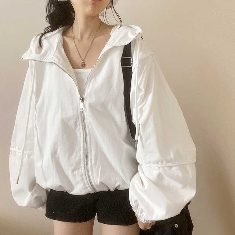 ミリタリーフードジャケット IVORY