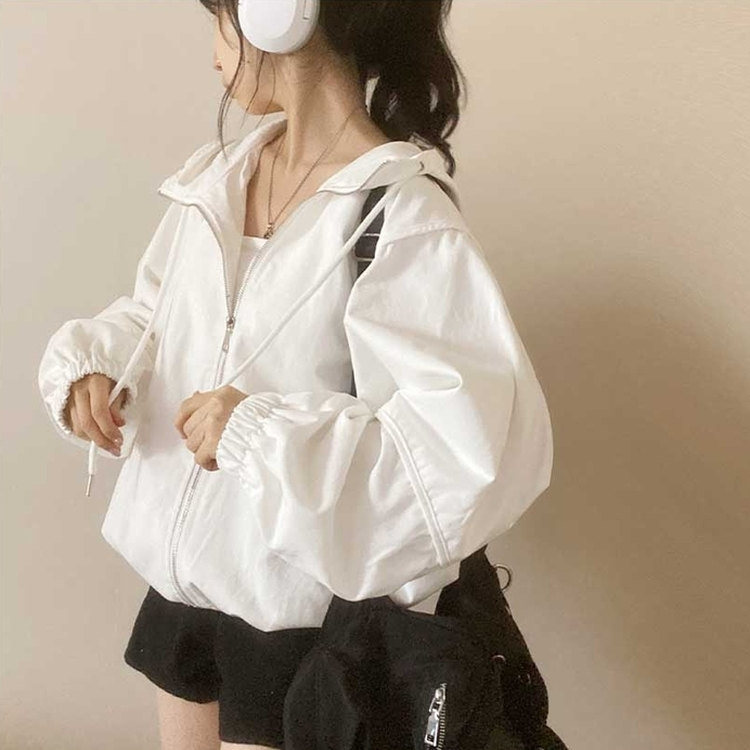 ミリタリーフードジャケット IVORY