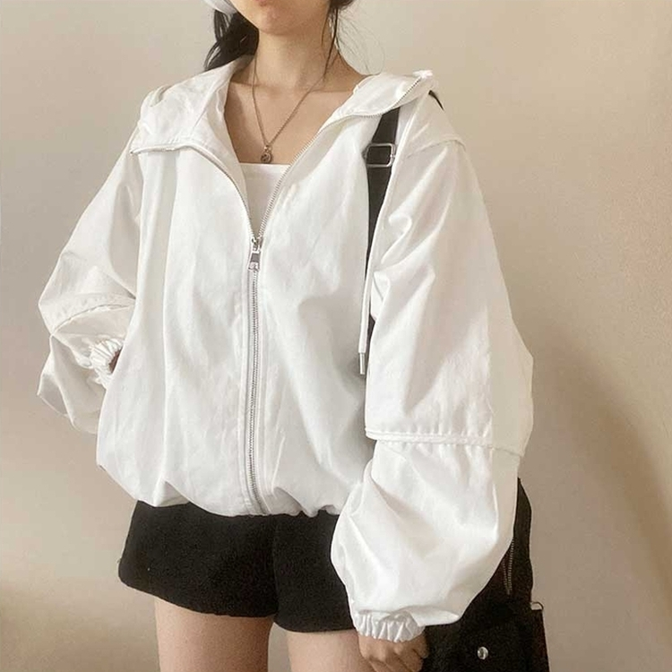 ミリタリーフードジャケット IVORY