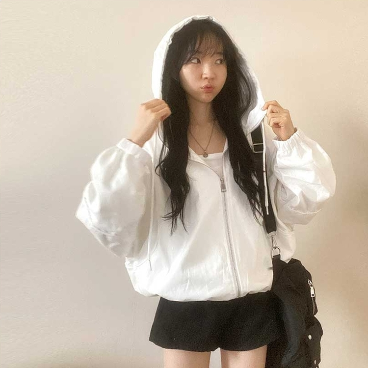 ミリタリーフードジャケット IVORY