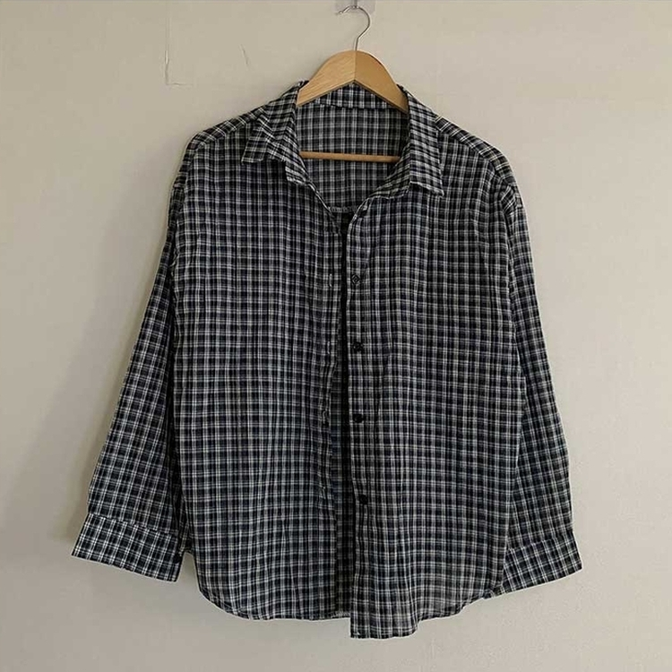 デイリールーズフィットチェックシャツ