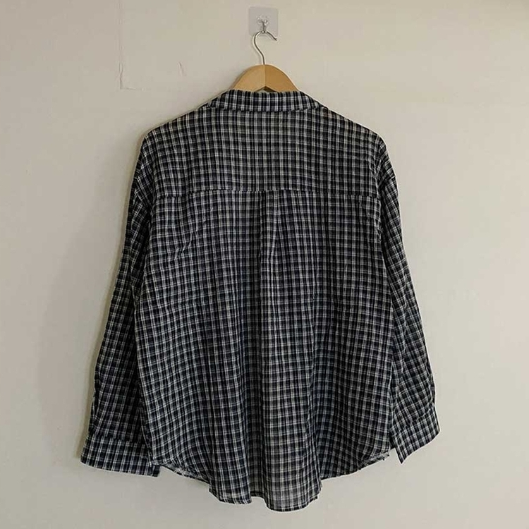 デイリールーズフィットチェックシャツ