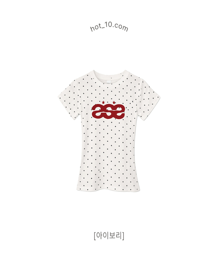 デイリードット半袖Tシャツ