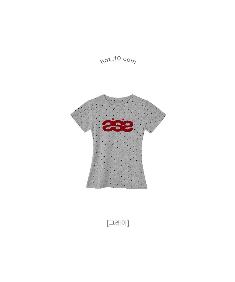 デイリードット半袖Tシャツ