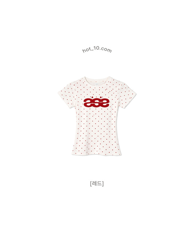 デイリードット半袖Tシャツ
