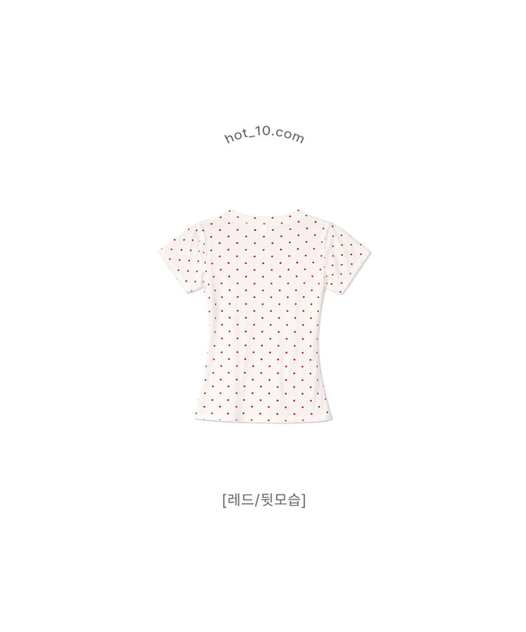 デイリードット半袖Tシャツ
