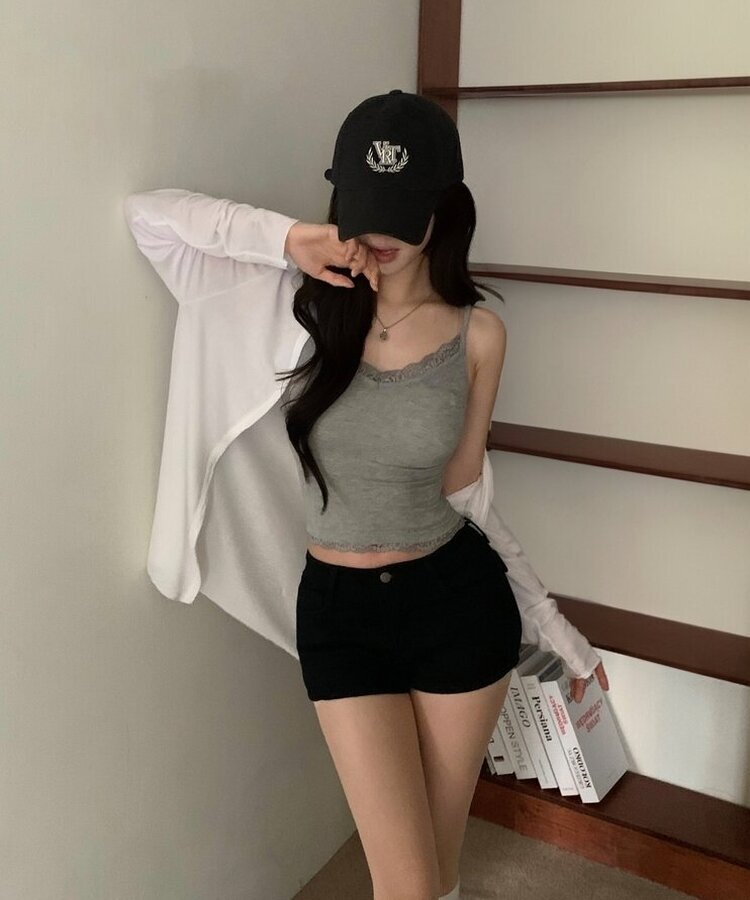 ベーシックホットショートパンツ BLACK