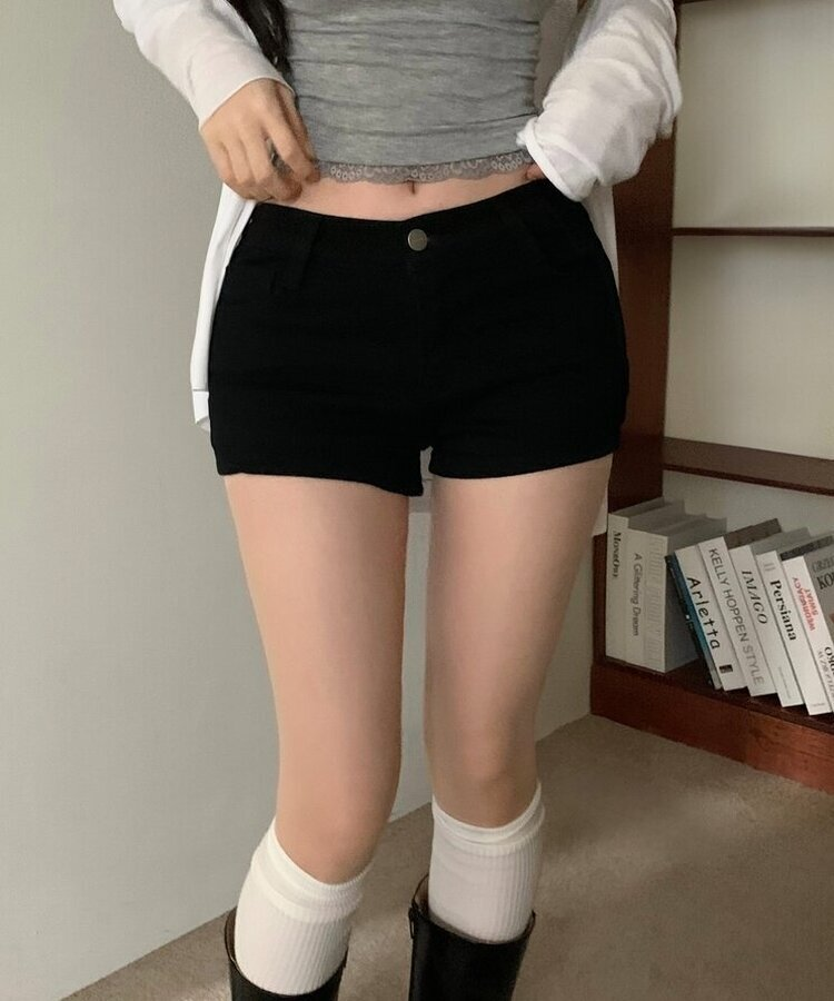 ベーシックホットショートパンツ BLACK