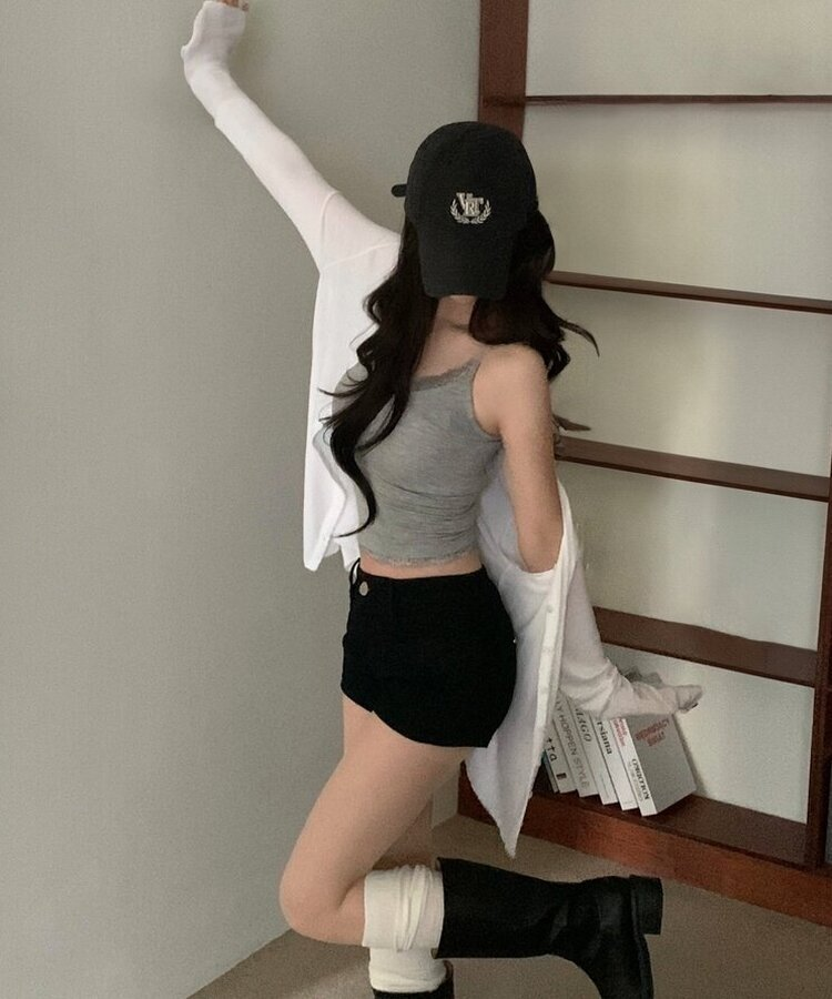 ベーシックホットショートパンツ BLACK