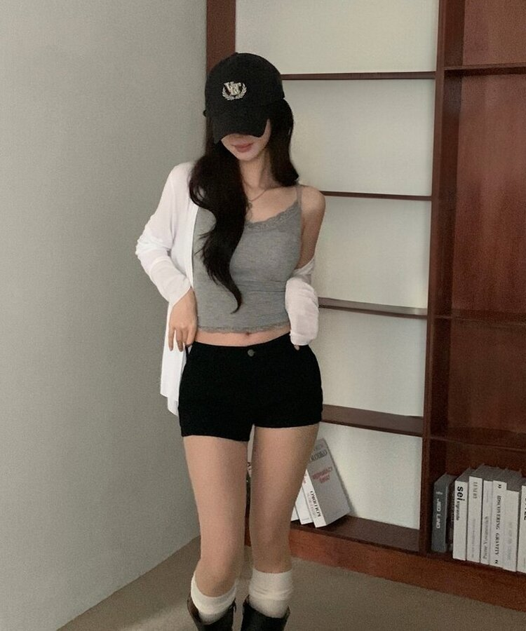 ベーシックホットショートパンツ BLACK