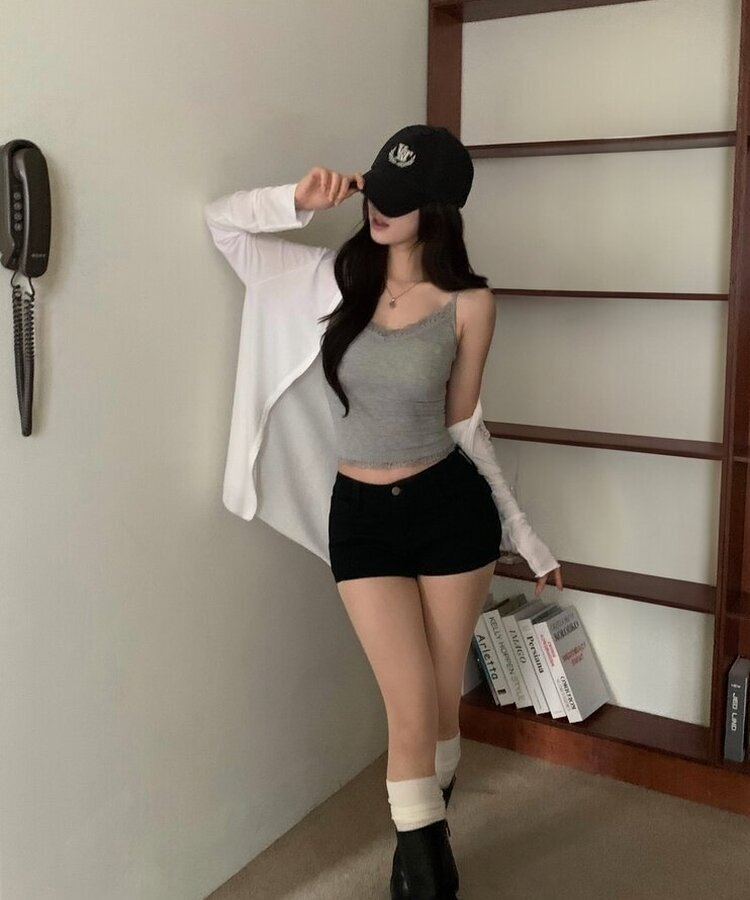 ベーシックホットショートパンツ BLACK