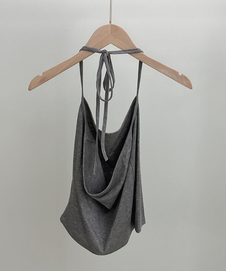 【SET】チェックリボンブラウス＋無地キャミソール