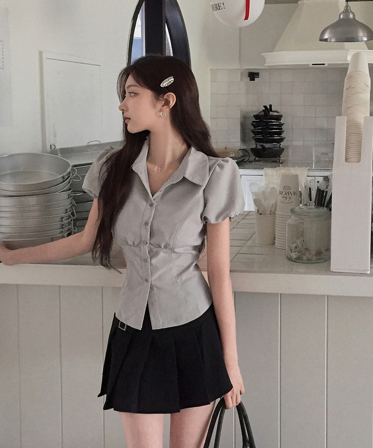 アンティーククロスシルバーフラワー四角・楕円ヘアピン SILVER