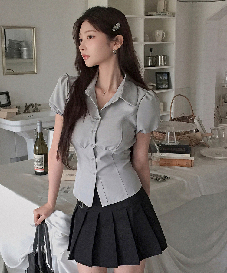 アンティーククロスシルバーフラワー四角・楕円ヘアピン SILVER