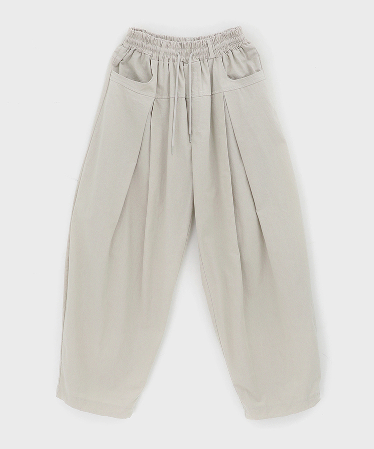 ピンテックワイドバンディングパンツ