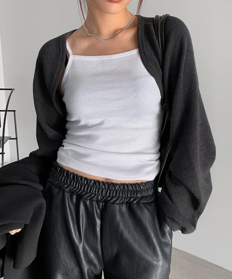 レイヤードキャミソール(5color) IVORY