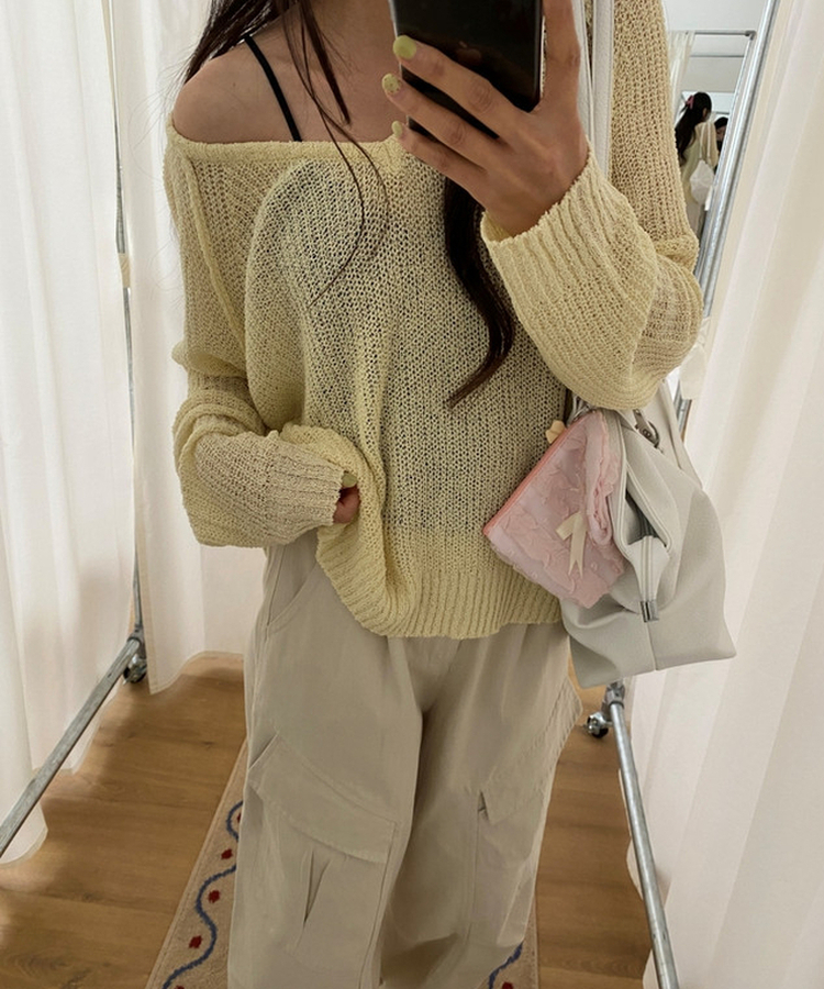 【カップ付き】レース紐キャミソール BLACK