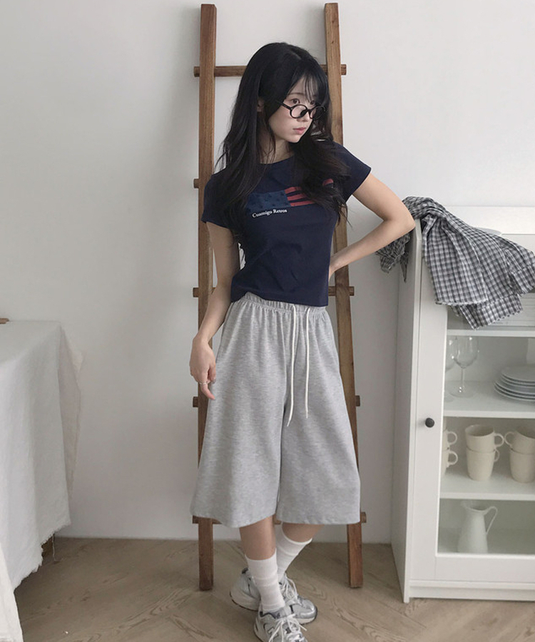 5分丈トレーニングパンツ(11color) GREY