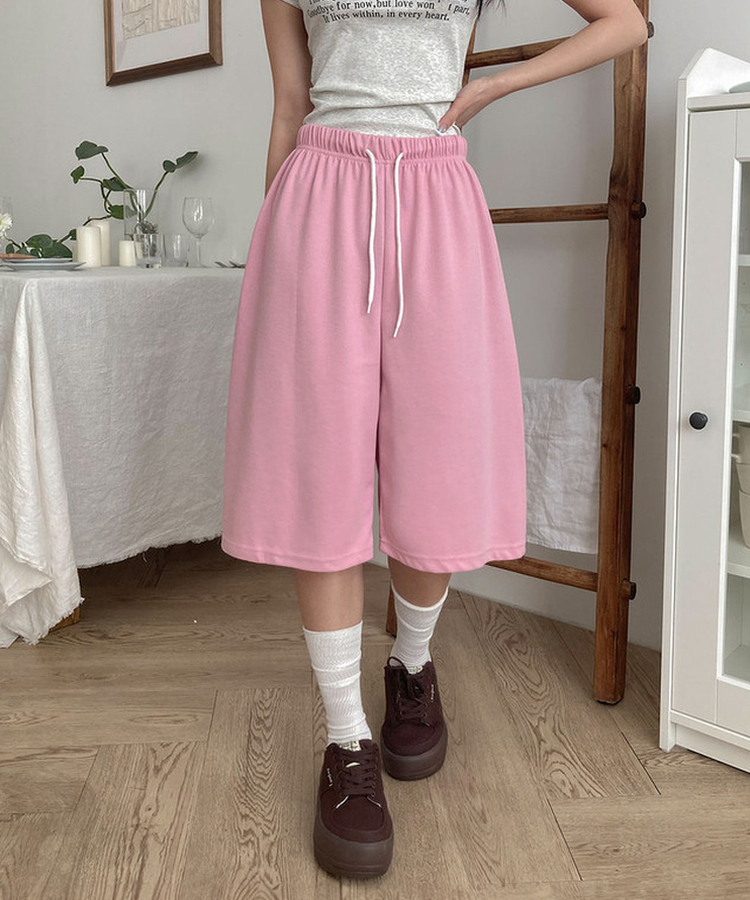 5分丈トレーニングパンツ(11color) PINK