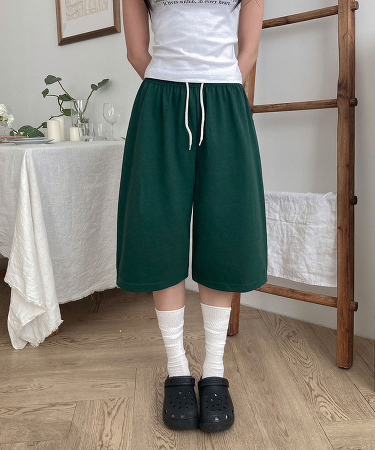 5分丈トレーニングパンツ(11color) DEEP GREEN