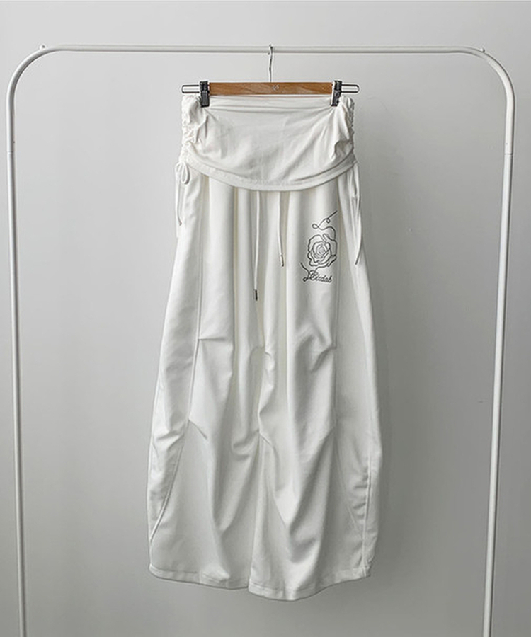 ピンタックワイドロングパンツ