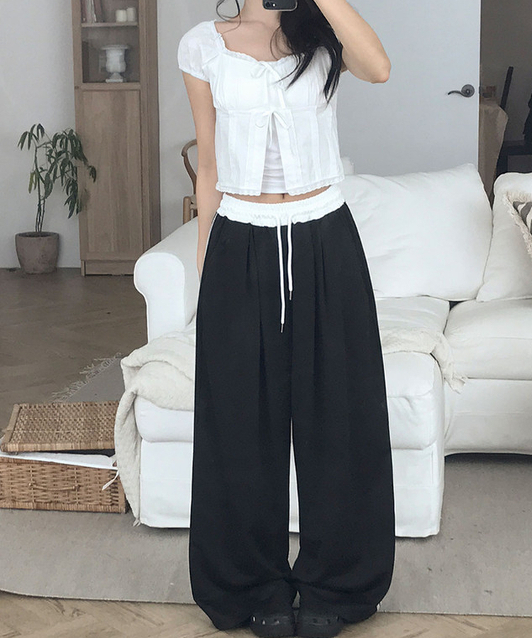 レーストラックライントレーニングパンツ BLACK