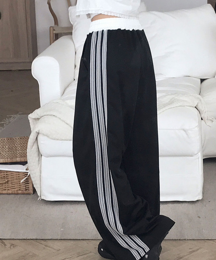 レーストラックライントレーニングパンツ BLACK