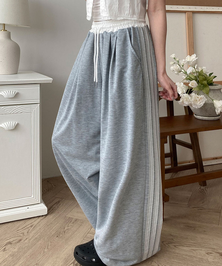 レーストラックライントレーニングパンツ GREY