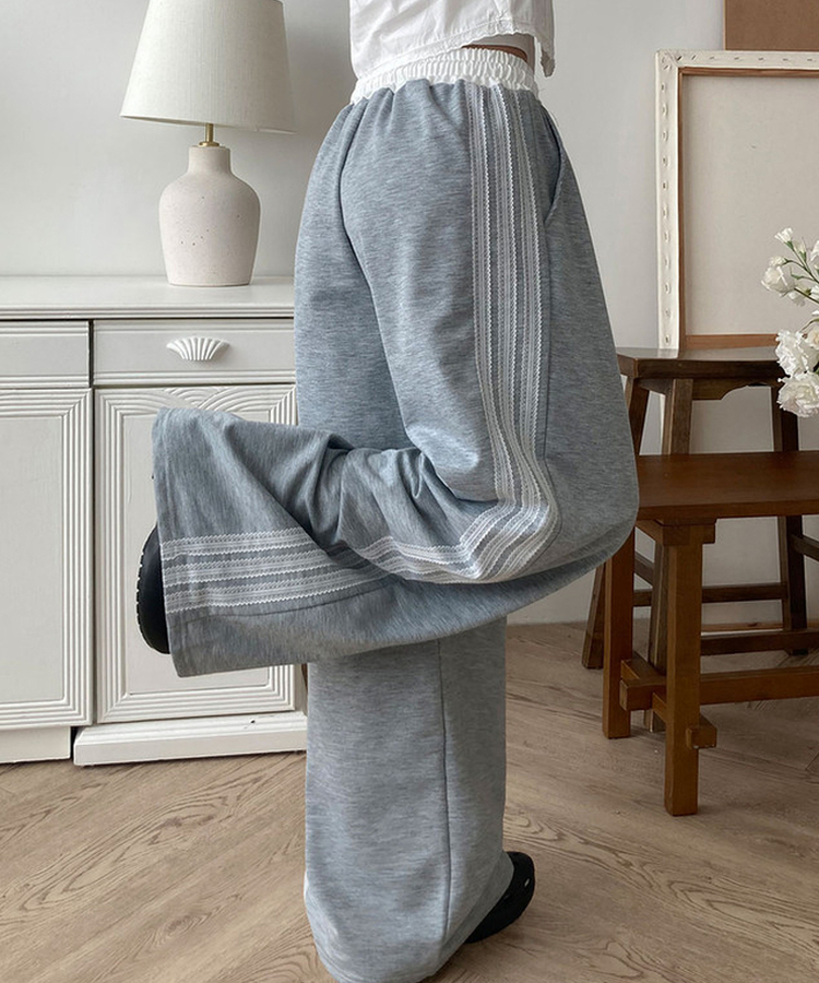 レーストラックライントレーニングパンツ GREY