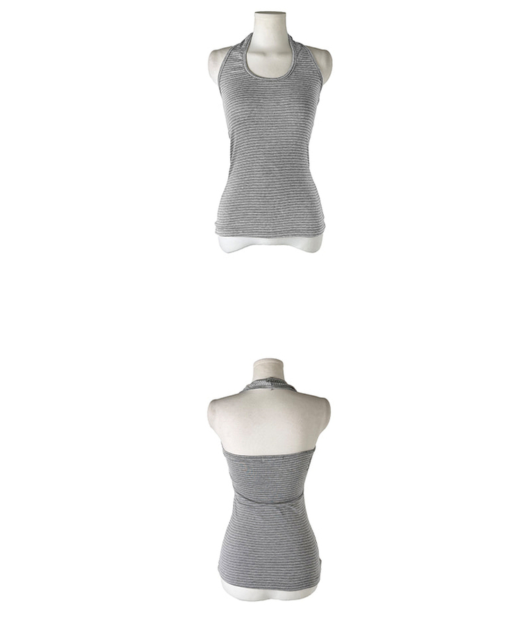 ストライプホルターキャミソール