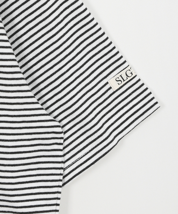 ストライプルーズ半袖Tシャツ(5color)