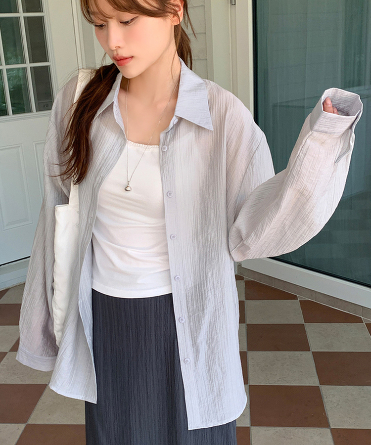 フリルベーシックキャミソール(5color) IVORY