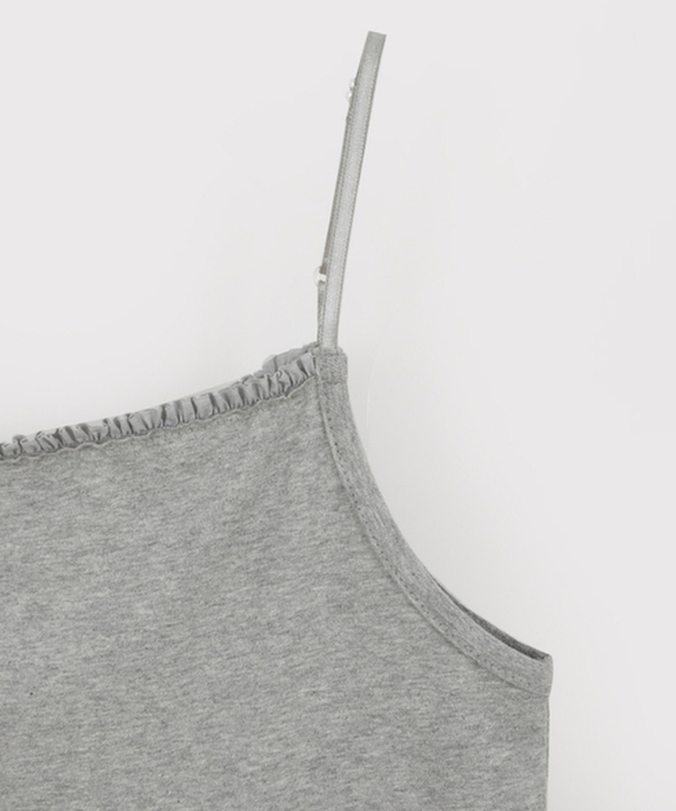 フリルベーシックキャミソール(5color)