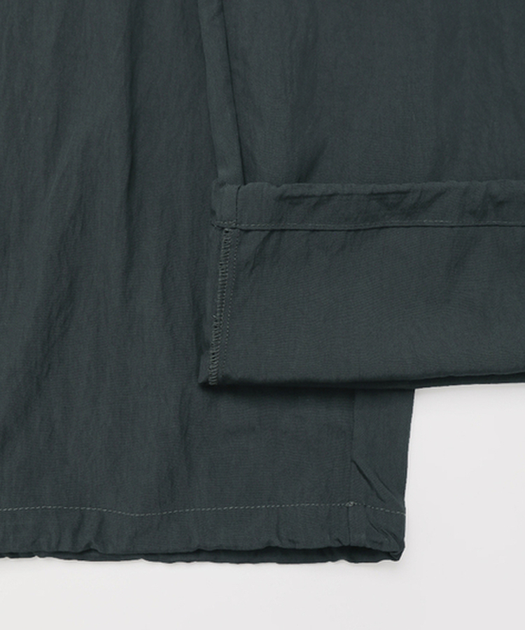 チェックレイヤードナイロンパンツ